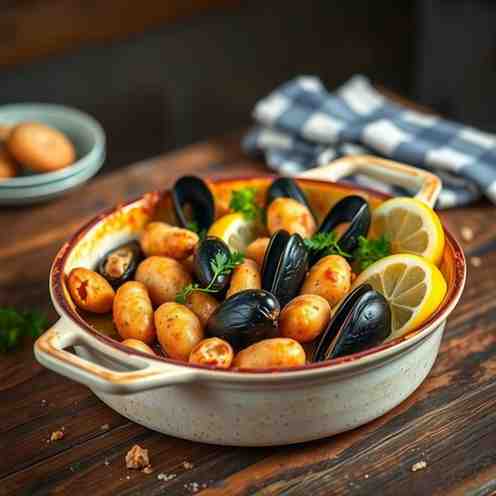 Jersey Ormer Casserole - Shellfish Recipe